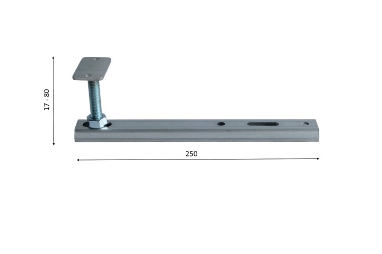 Podpora konsola uniwersalna KM250 - 80 ciepły montaż okna