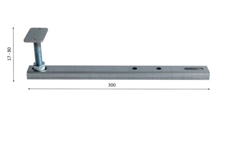 Podpora konsola uniwersalna KM300 - 80 ciepły montaż okna