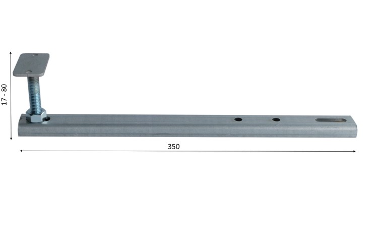 Podpora konsola uniwersalna KM350 - 80 ciepły montaż okna